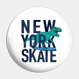 New York Skate Pin