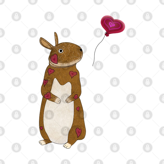 Valentine bunny by SnailAndCo