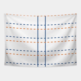 Dashed Lines Tapestry