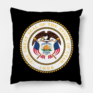 Seal of Utah (alternative) Pillow