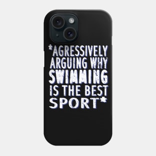 Lifeguard saying sport breaststroke Phone Case