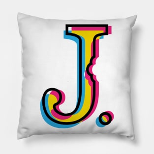 Just the letter J. Pillow