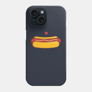 Cute and Kawaii Hotdog Foodie Phone Case