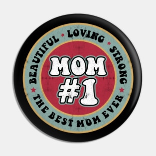 Mom Number 1 Pin