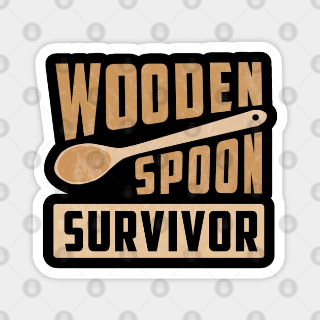 Vintage Wooden Spoon Magnet by Veljam