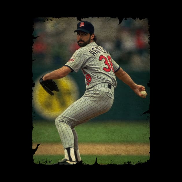 Rick Aguilera in Minnesota Twins by anjaytenan