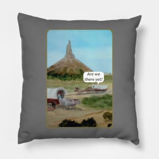 Traveling the Oregon Trail with Kids Pillow