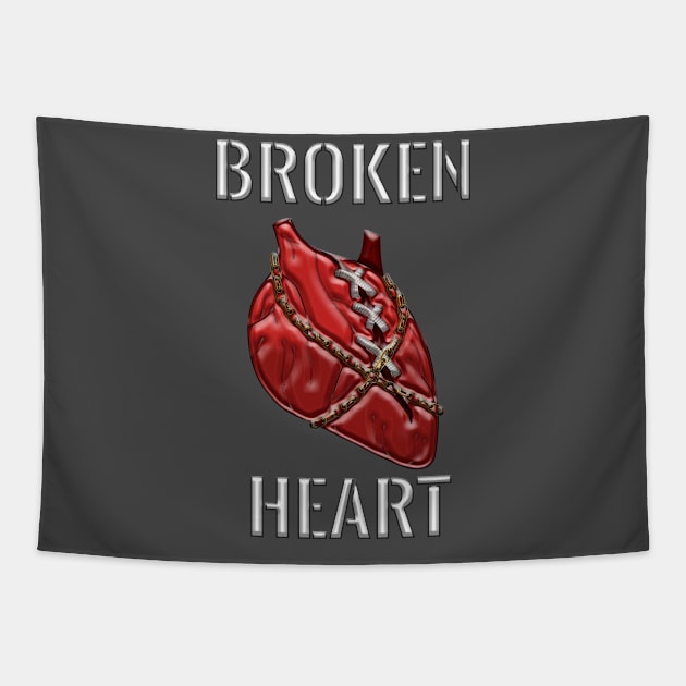 broken heart Tapestry by DariaMT