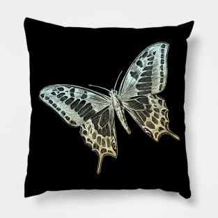 Yellow butterfly Pillow