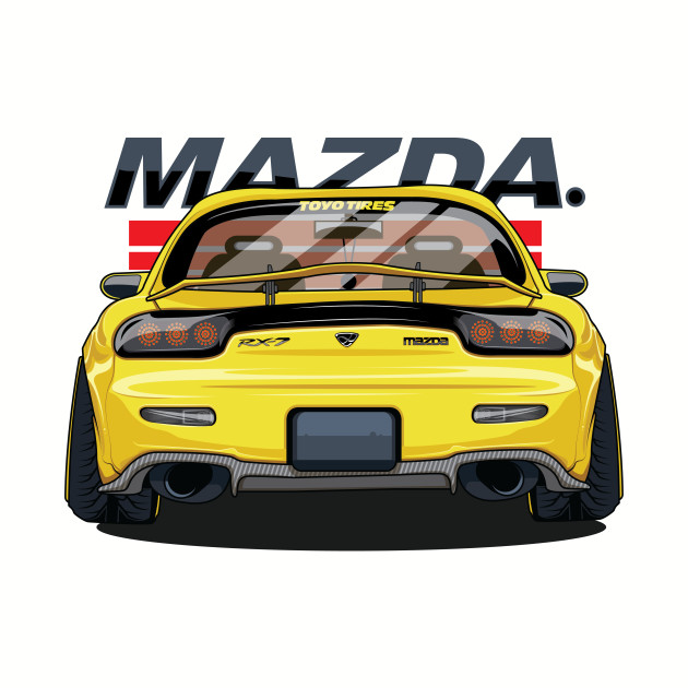 Mazda RX7 - Car - Phone Case