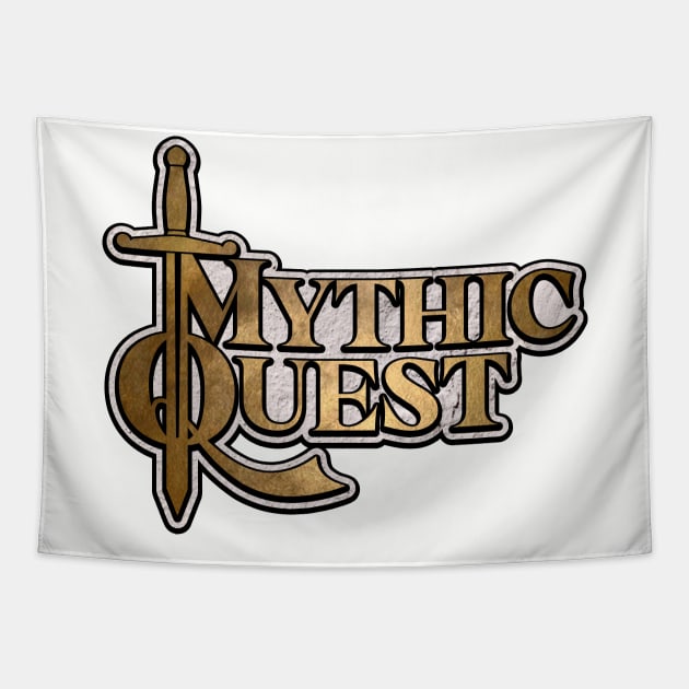 Mythic Quest Raised Logo Tapestry by Vault Emporium