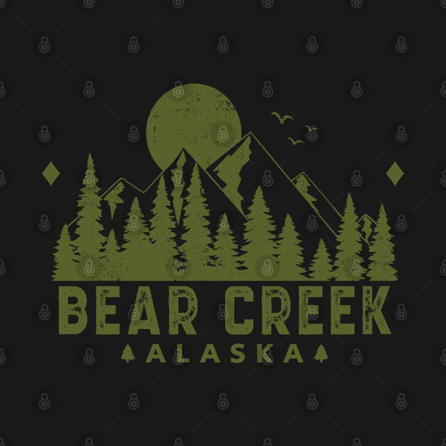 Bear Creek Alaska Mountain Souvenir by HomeSpirit