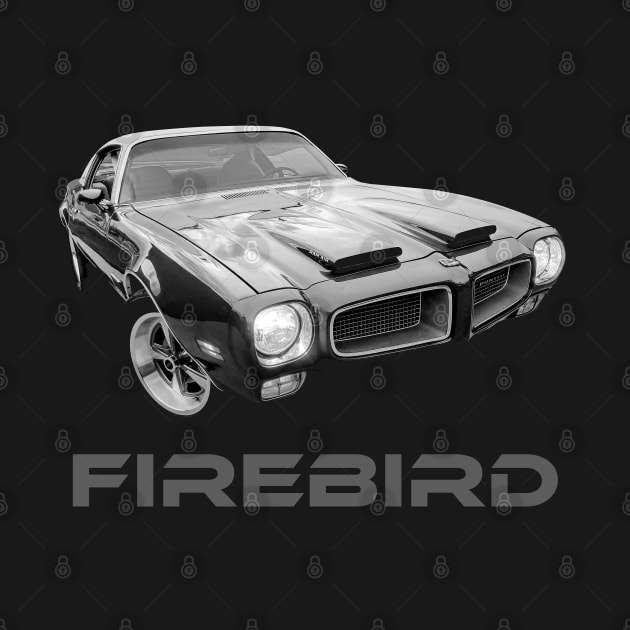 1971 Firebird B/W by MotorPix