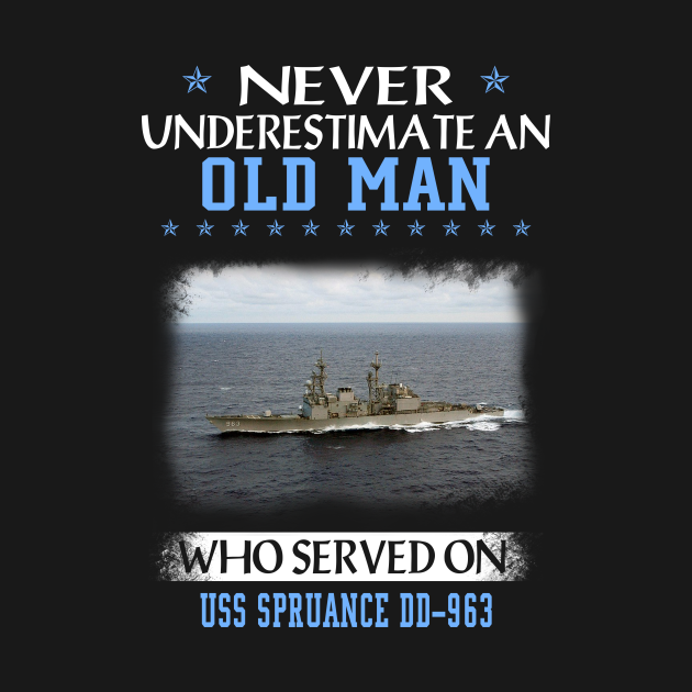 Discover USS Spruance DD-963 Veterans Day Christmas Gift - Father Day - T-Shirt