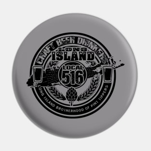 Long Island Craft Beer Drinkers Local 516 Pin