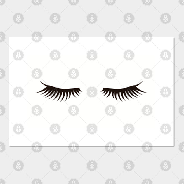 Woman Eyelashes Eyelash Posters And Art Prints Teepublic Uk