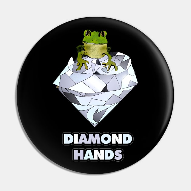 Diamond Hands Frog Pin by IanWylie87