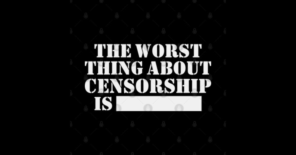CENSORSHIP - Censorship - Sticker | TeePublic
