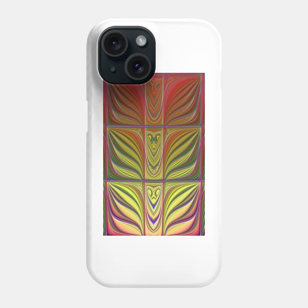 Stylized Tulip Design Phone Case by pinkal