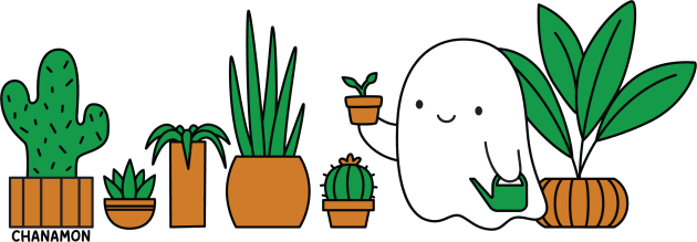 Ghost Plant Parent Kids T-Shirt by Made by Chanamon