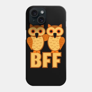 BFF - Best friends forever - Design with cute owls Phone Case