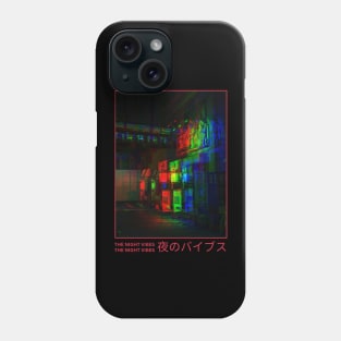 The Night Vibes Japanese Aesthetic Design Phone Case
