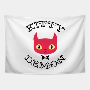 Kitty demon Tapestry