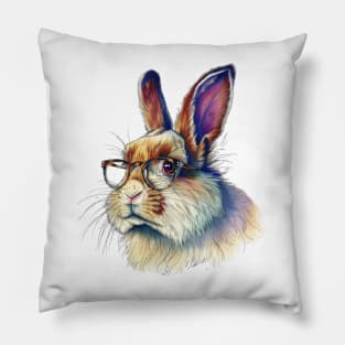 Bunny Specs Pillow