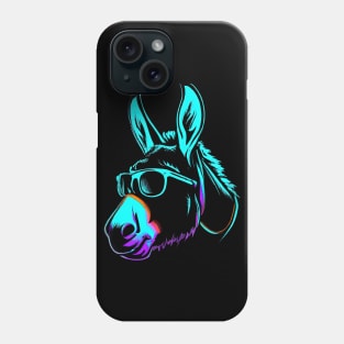 Donkey Stamp Neon Retro Colorful Phone Case