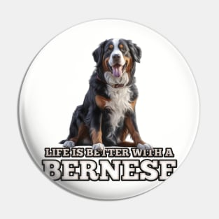 Bernese mountain dog Pin