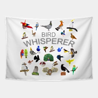 Bird Loving Bird Whisperer Tapestry