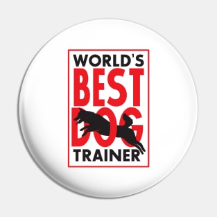 World's Best Dog Trainer Pin