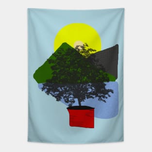 Vase on The Beach Tapestry