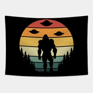 Bigfoot Ufos Tapestry