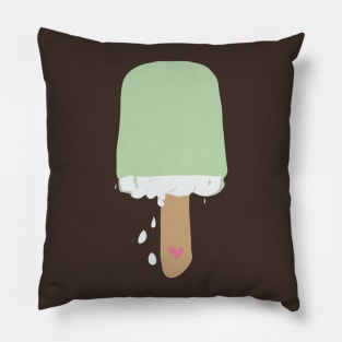 Melted Mint Ice Cream Pillow