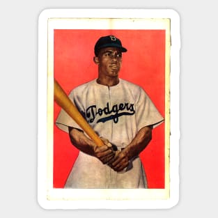 Jackie Robinson Nx8 Sticker for Sale by JimmieParkerv