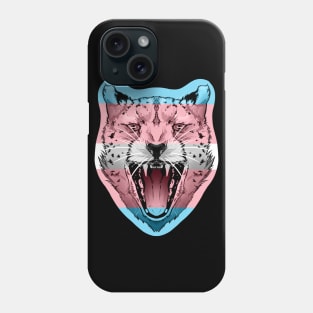 illustrated CHEETAH PRIDE series (trans pride flag) Phone Case