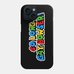 So long! - Black Shirt Phone Case