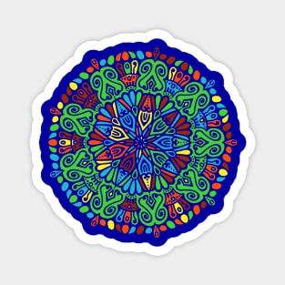 New Age Mandala Magnet