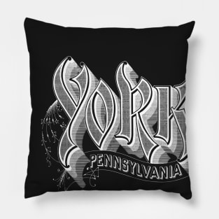 Vintage York, PA Pillow