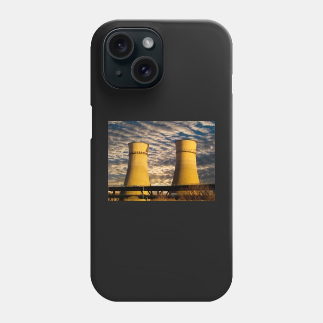 Tinsley Viaduct Cooling Towers Phone Case by zglenallen