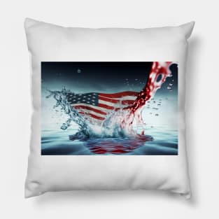 National Nations Flags - American Flag - Stars And Stripes Pillow