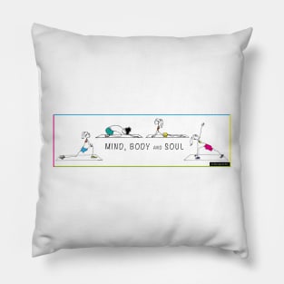 Gym - Mind, Body and Soul Pillow