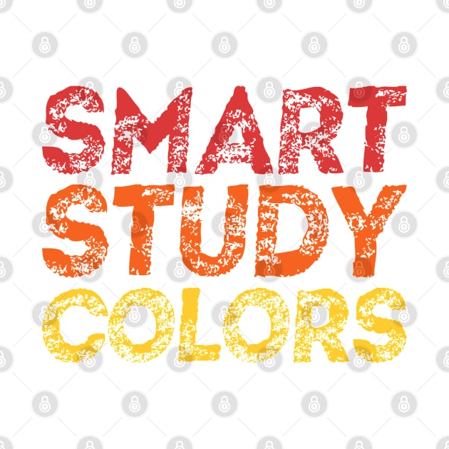 Smart Study Colors Red Orange Yellow by All About Nerds
