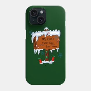 Mrs. Claus's Candy Cane Pies Phone Case