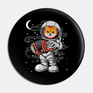 Astronaut Accordion Shiba Inu Coin To The Moon Shib Army Crypto Token Cryptocurrency Blockchain Wallet Birthday Gift For Men Women Kids Pin