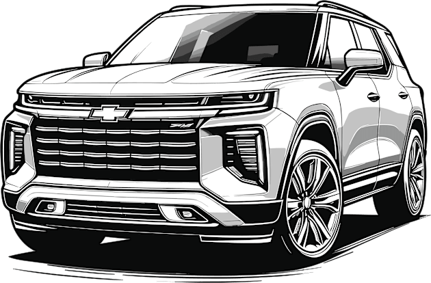 Chevrolet Blazer Kids T-Shirt by Vehicles-Art