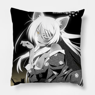 Answer her feelings. meow shine Pillow