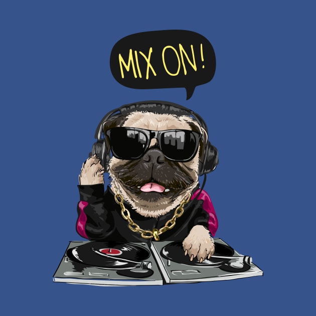 Dj Pug by DogsandCats