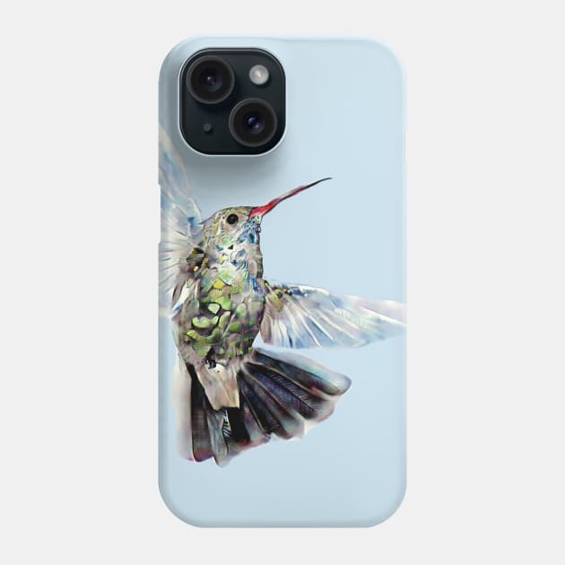 Tiny little hummingbird Phone Case by philosophizerx